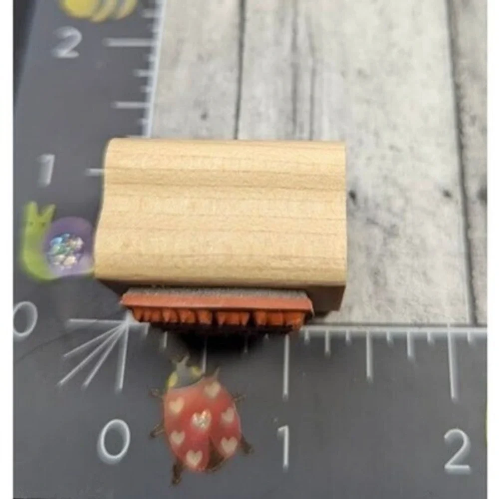 Stampin' Up! Happy For You Flower Box 2006 Rubber Stamp Wood #A117